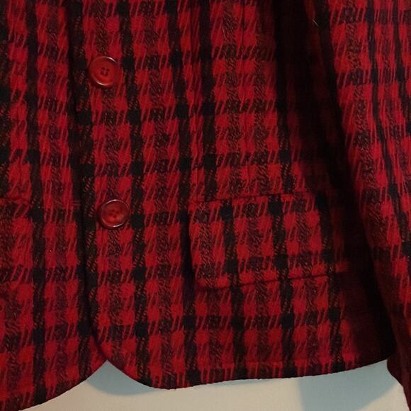 Givenchy plaid blazer jacket 80s - Picture 10 of 12